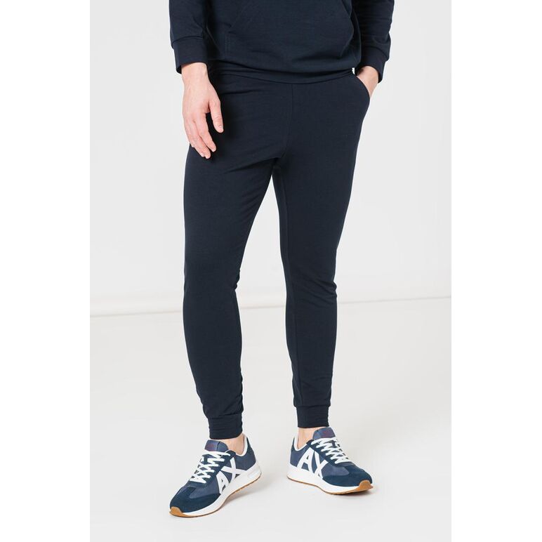 Pantalon coton casual barbati navy-xl,  Pantaloni | electropc.ro
