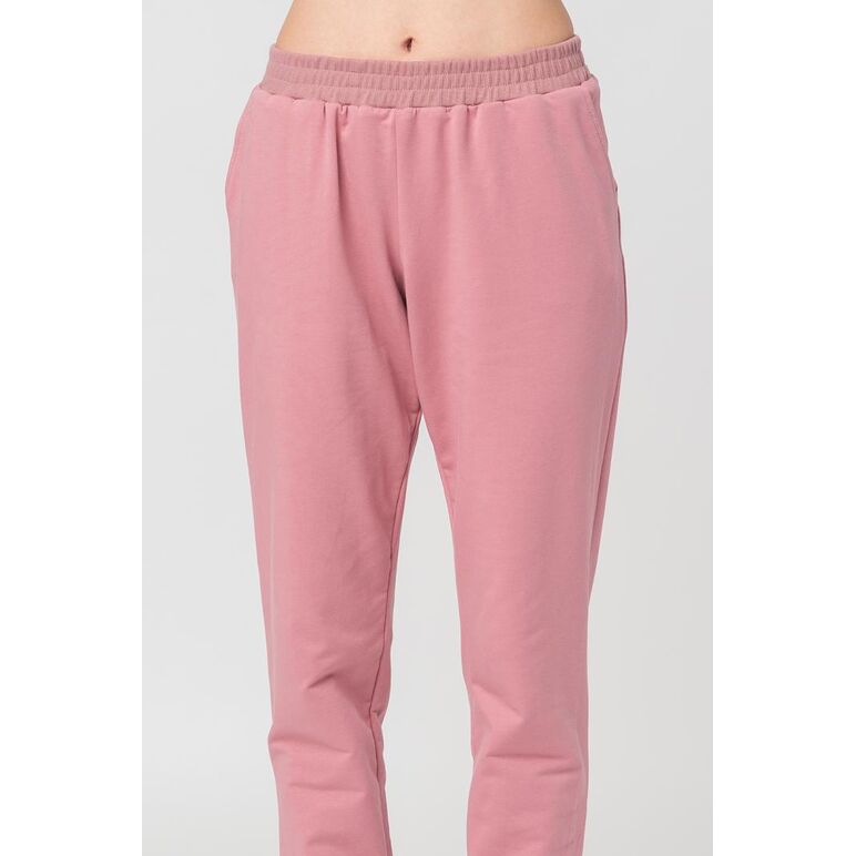 Pantalon dama coton pink-l,  Pantaloni | electropc.ro