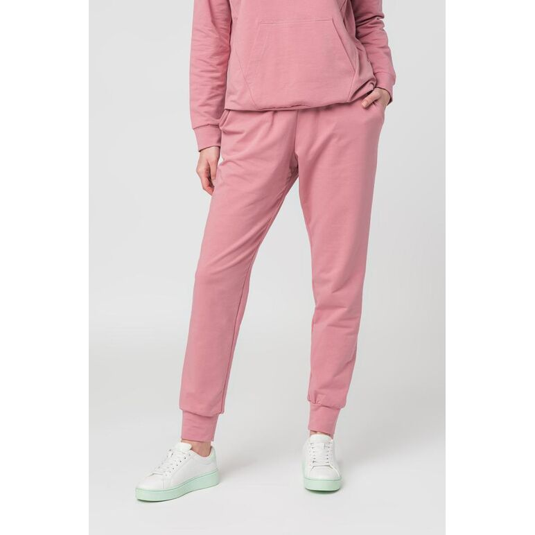 Pantalon dama coton pink-m,  Pantaloni | electropc.ro