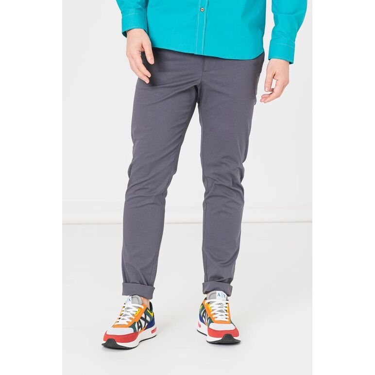 Pantaloni lung casual barbati  grey xl,  Pantaloni | electropc.ro