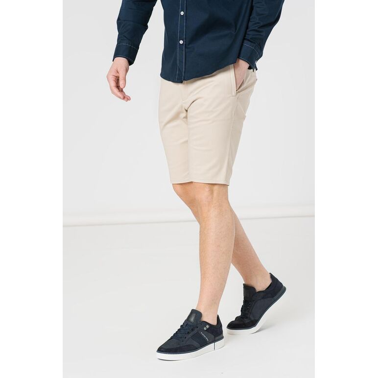 Pantaloni scurt casual barbati beige m,  Pantaloni | electropc.ro