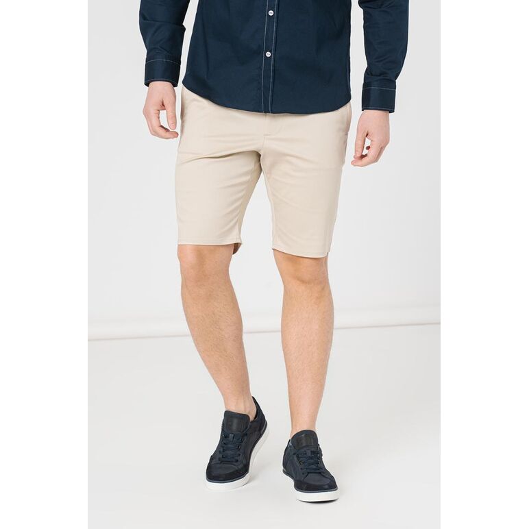Pantaloni scurt casual barbati beige xxl,  Pantaloni | electropc.ro