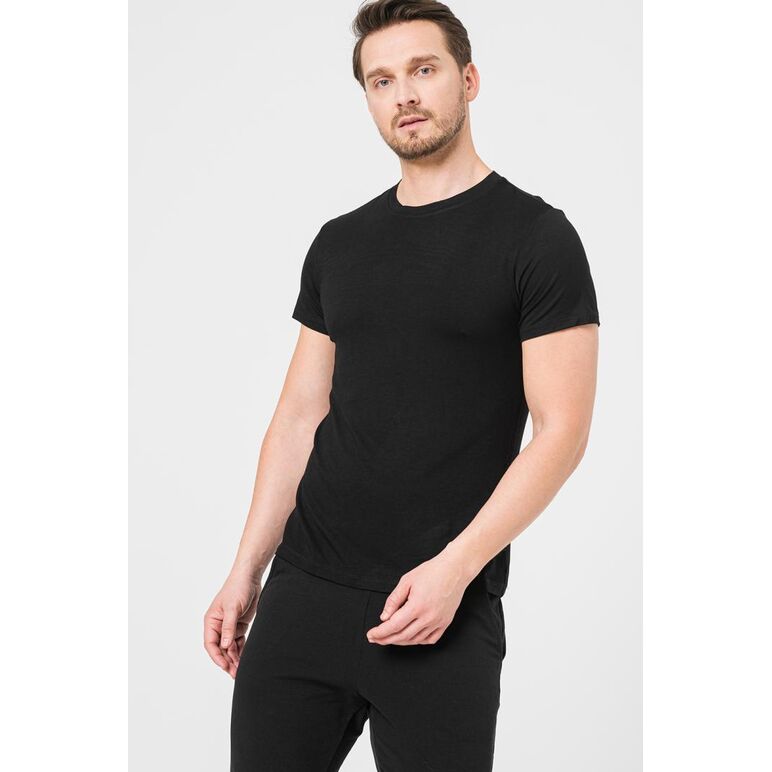 Tricou casual bambus b black-m,  Tricouri | electropc.ro