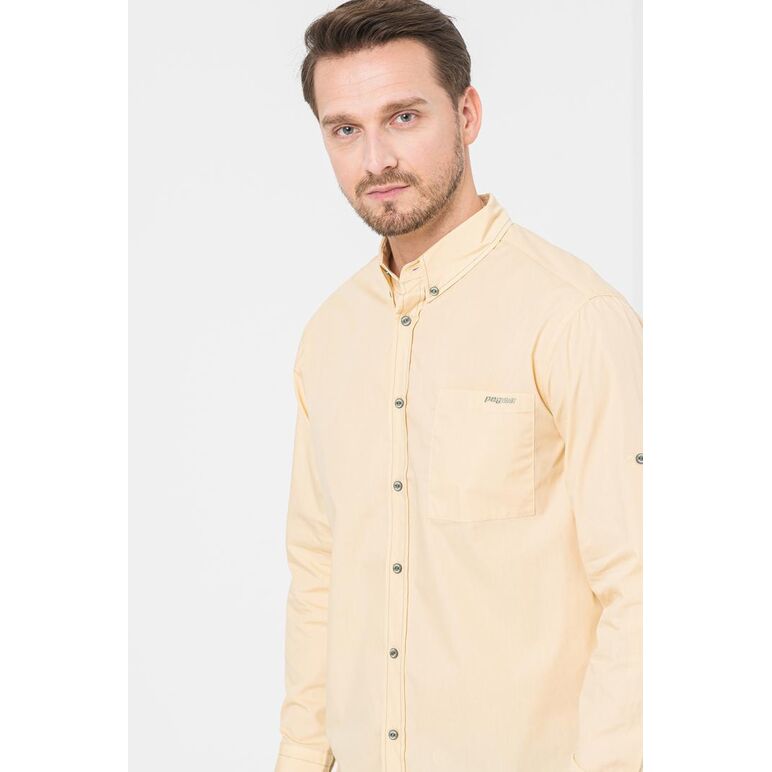 Camasa casual barbati beige m,  Camasi | electropc.ro