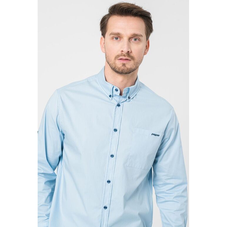 Camasa casual barbati light blue m,  Camasi | electropc.ro