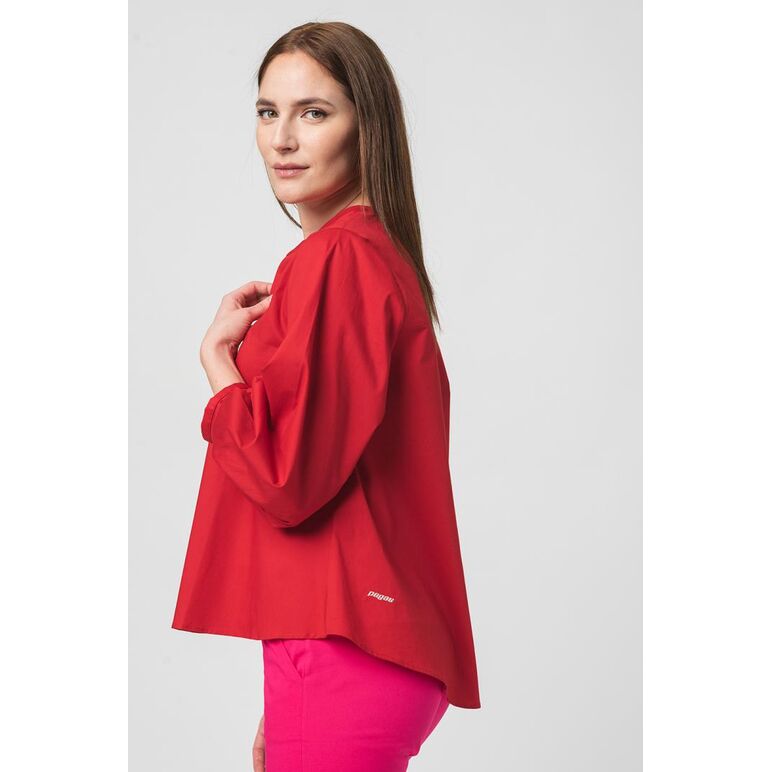 Camasa casual femei red m,  Camasi | electropc.ro