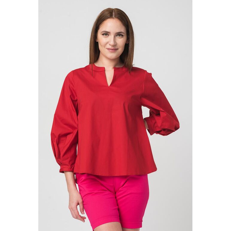 Camasa casual femei red m,  Camasi | electropc.ro