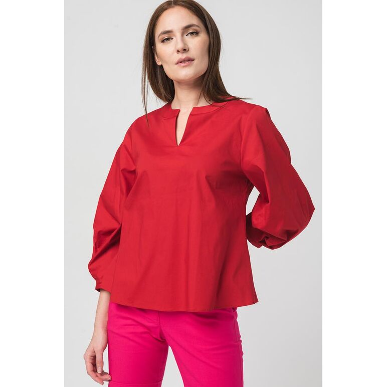 Camasa casual femei red m,  Camasi | electropc.ro