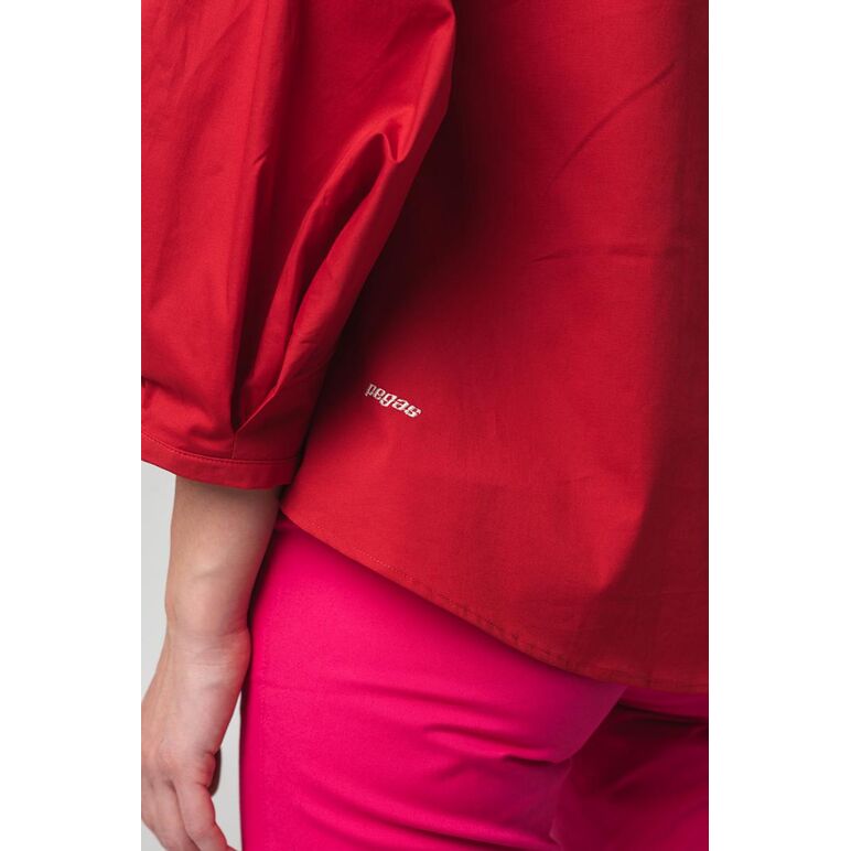 Camasa casual femei red m,  Camasi | electropc.ro