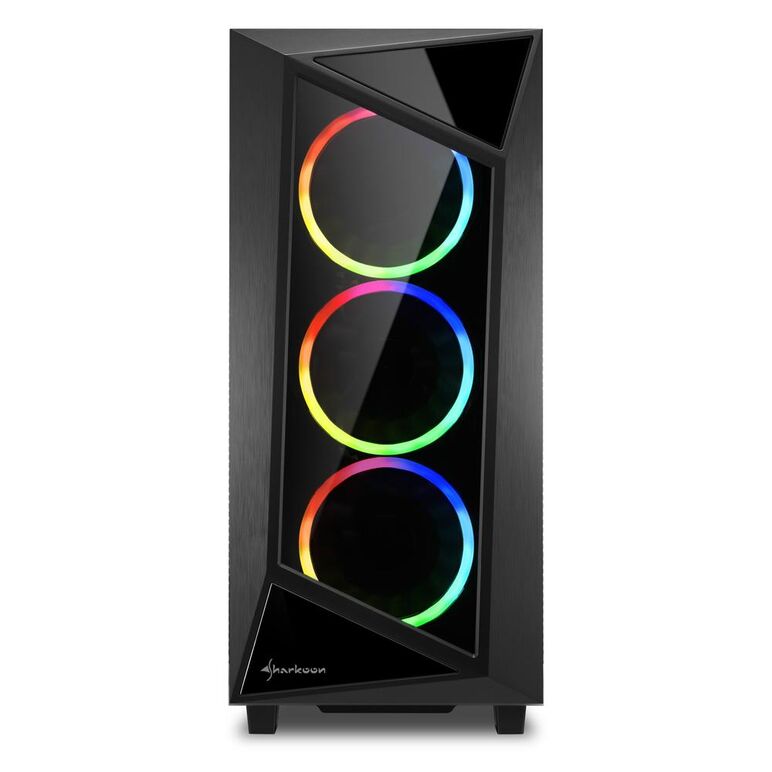 Carcasa sharkoon rev200, atx, fara sursa, rgb,  Carcase | electropc.ro