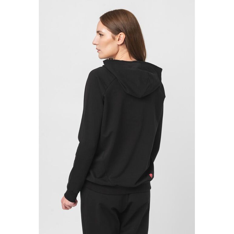 Hanorac coton dantela femei black-xl,  Hanorace | electropc.ro