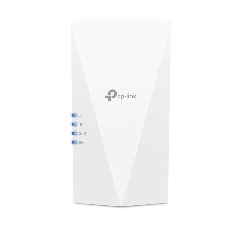 Tp-link ax1800 wi-fi6 range extender, re600x, dual-band, standarde wireless: ieee 802.11a/n/ac/ax 5ghz, ieee 802.11b/g/n/ax 2.4ghz, interfata: 1 x 10/100/1000, dimensiuni: 78×36×149 mm, 2 x antene interne, viteza wireless: 574 mbps la 2.4ghz, 1201 mbps la,  Access point & Range Ext. | electropc.ro