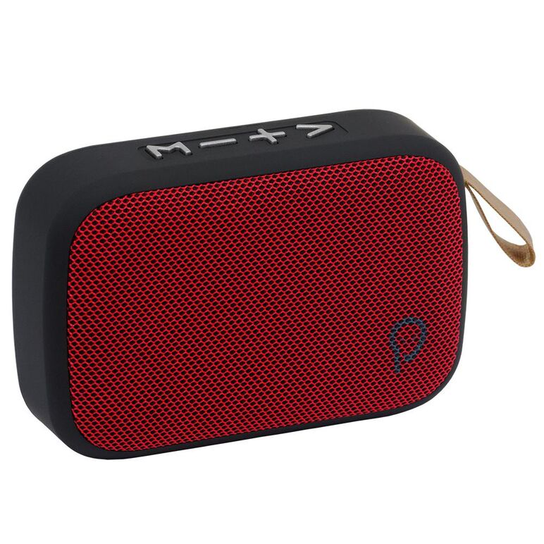 Boxa portabila spacer pocket-bk 3w red,  Sisteme audio | electropc.ro