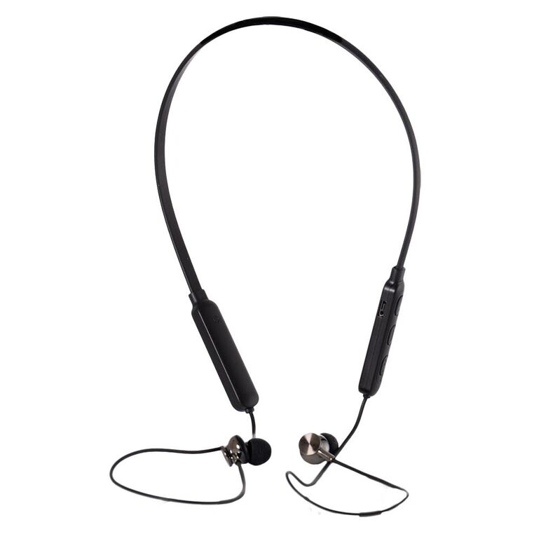 Casti spacer wireless, in ear, fir de legatura si prindere magnetica, microfon pe fir, bluetooth 5.0, autonomie de pana la 6 ore, timp de incarcare 2 ore, negru,  Casti audio | electropc.ro