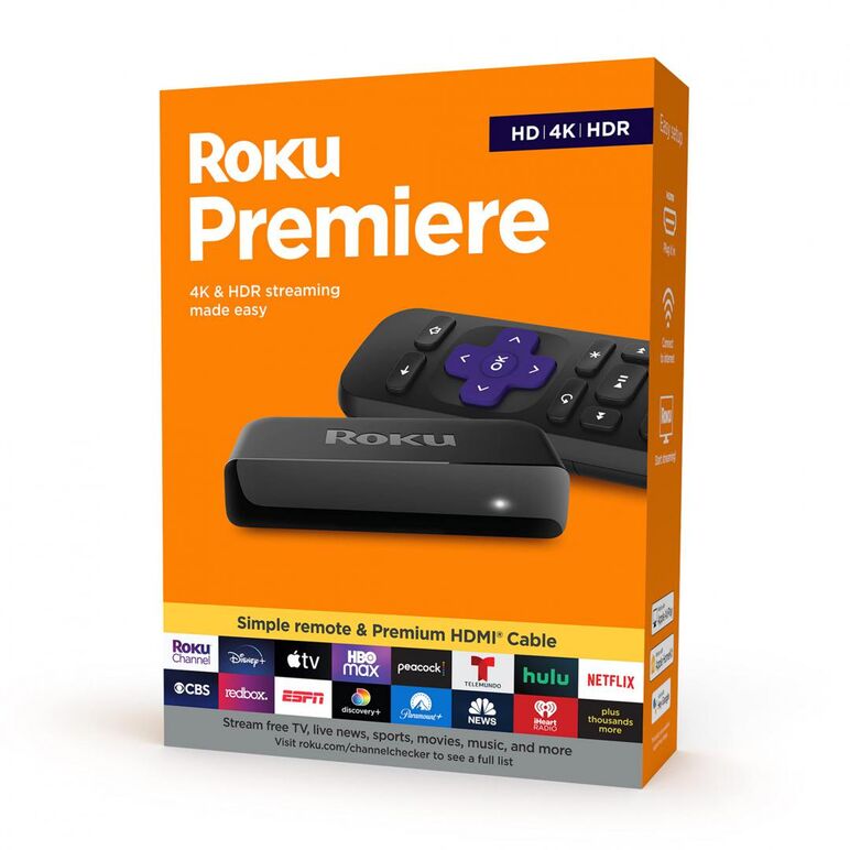 Media player roku streaming stick 4k, hd/4k/hdr, wi-fi, telecomanda vocala, negru,  Mediaplayere | electropc.ro