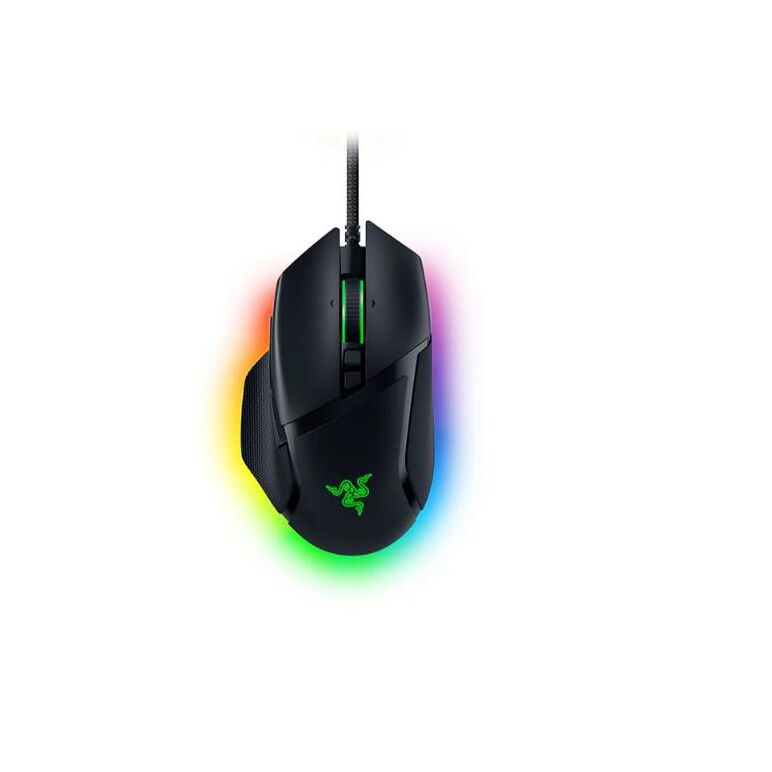 Mouse razer cu fir razer basilisk v3 rgb, butoane programabile 10+1, razer™ hyperscroll tilt wheel, 11 zone de iluminare chroma rgb, negru,  Mouse | electropc.ro