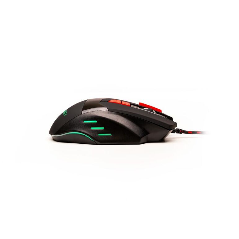 Mouse spacer gaming sp-gm-02 cu fir, optic,1000/ 1600/ 2000/ 2400 dpi, butoane/scroll 8/1, iluminare led rgb, 7 cicluri prestabilite, negru,  Mouse | electropc.ro