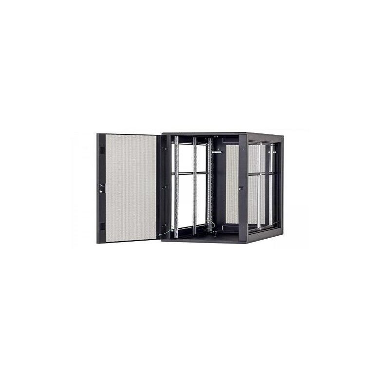 Rack de podea 19 triton 42u 800x800mm usa fata metal perforat panouri laterale/spate detasabile sectiuni pentru ventilatie activa, sectiuni acces cabluri sus/jos/spate, picioare reglabile ip20 negru,  Cabinete metalice | electropc.ro