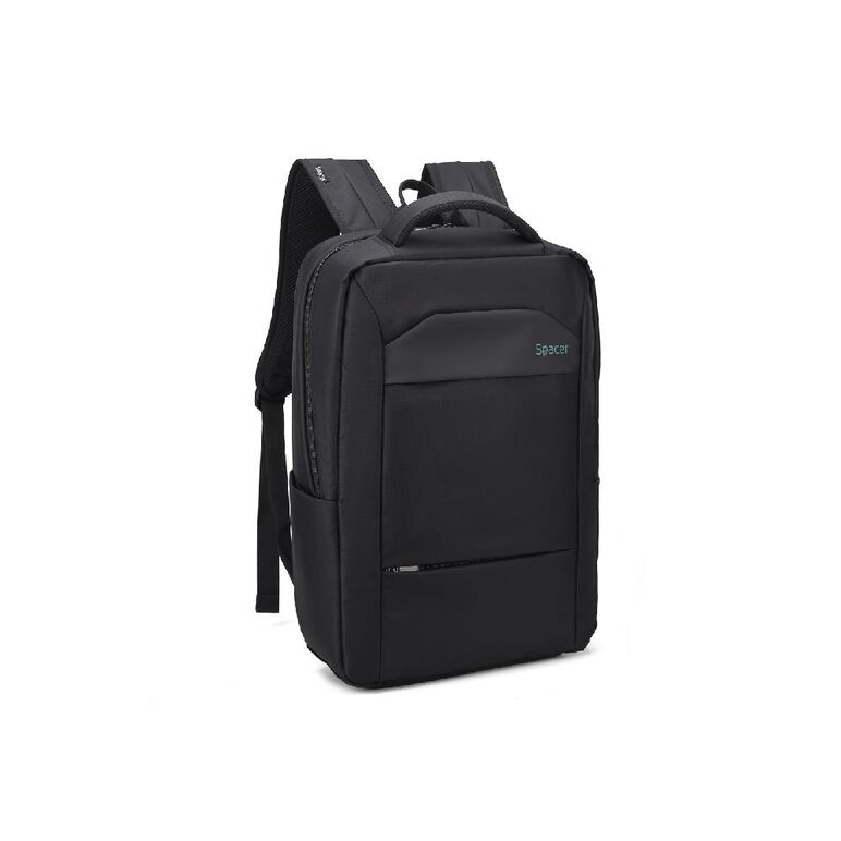 Rucsac laptop spacer spb-dandy 15.6", 1 compartiment, 2x buzunar frontal, 2x buzunar lateral, waterproof, poliester, negru,  Genti laptop | electropc.ro