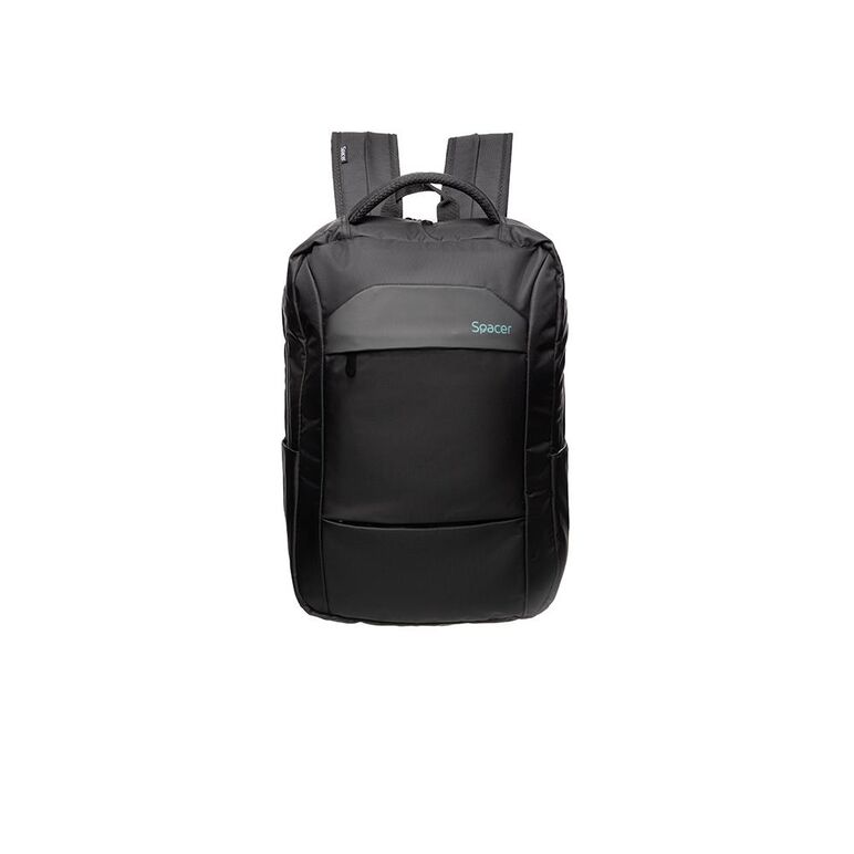 Rucsac laptop spacer spb-dandy 15.6", 1 compartiment, 2x buzunar frontal, 2x buzunar lateral, waterproof, poliester, negru,  Genti laptop | electropc.ro