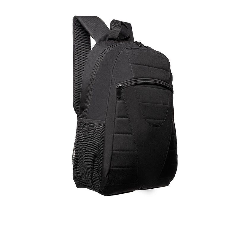 Rucsac laptop spacer spb18906 15.6", 1x compartiment, buzunar frontal, 2x buzunar lateral, waterproof, nylon, negru,  Genti laptop | electropc.ro