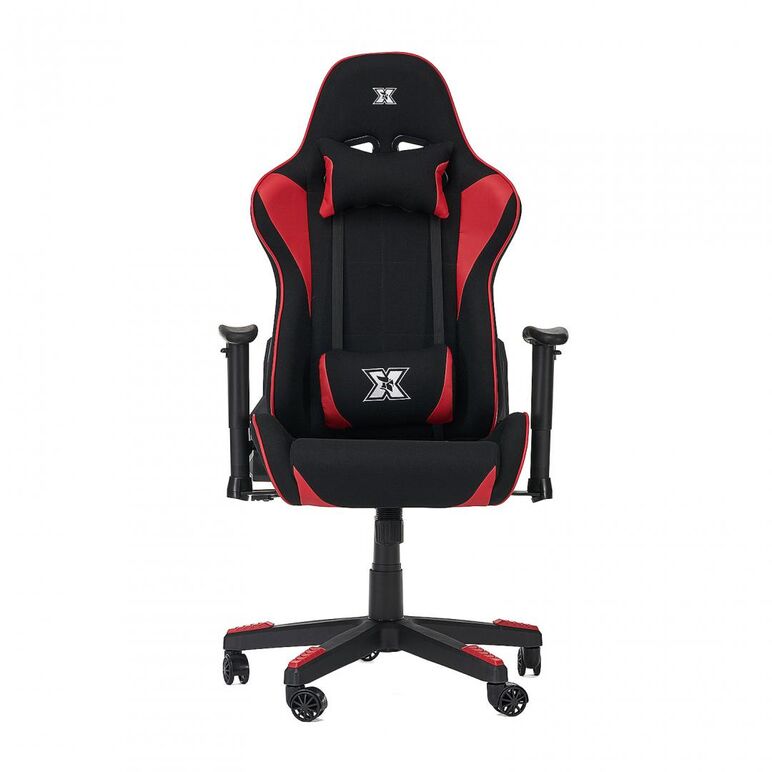 Bundle scaun gaming torin txt + birou gaming radiance red; scaun torin, ajustabil, material textil, piston pe gaz, manere reglabile, baza stea cu 5 picioare, greutate maxima admisa 150kg, perne detasabile,  rosu; birou gaming  radiance, material  otel car,  Birouri gaming | electropc.ro