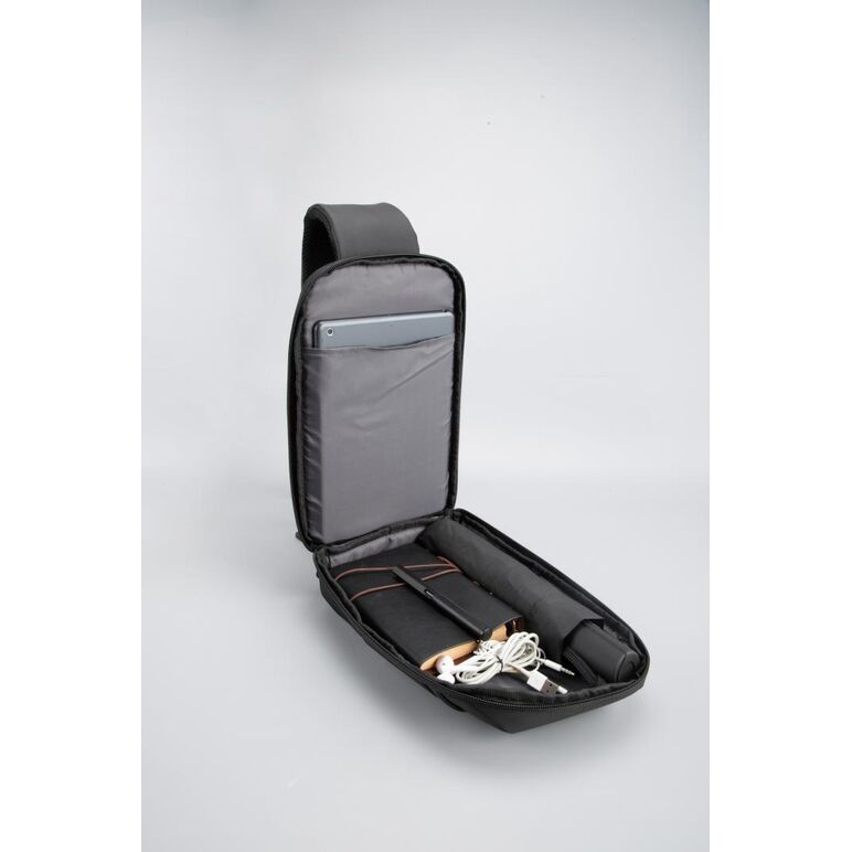 Geanta de umar serioux, smart travel st9611, dimensiuni 21 x 10 x 31 cm, rezistenta la apa, compartimet tableta pana la 7.9", bretea ajustabilă, material poliester,  Genti laptop | electropc.ro
