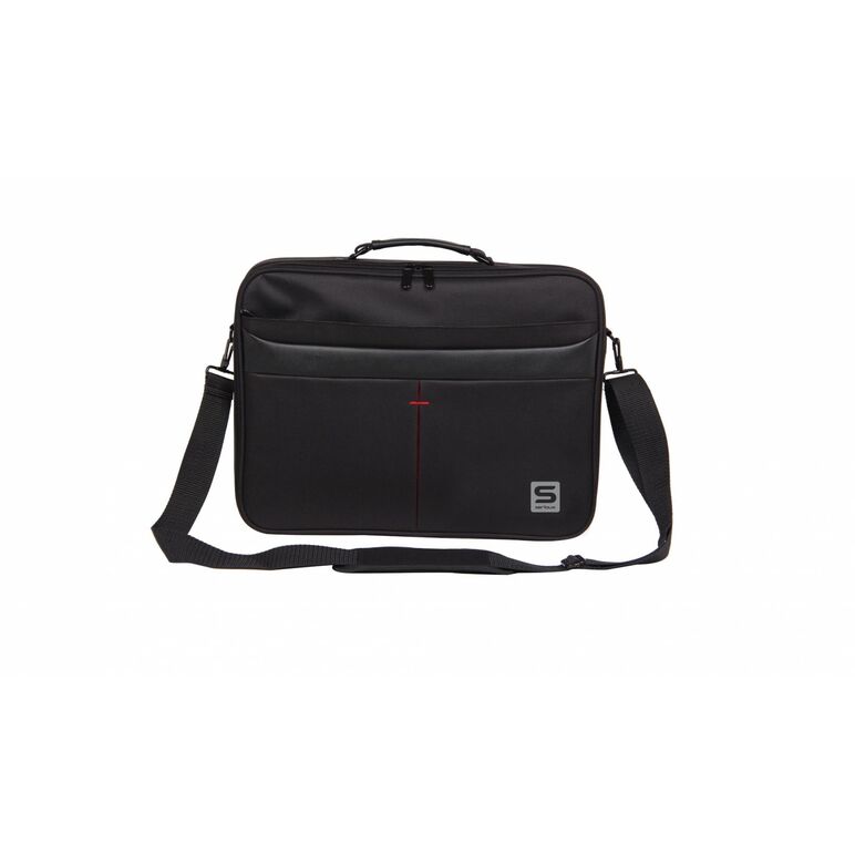 Geanta notebook serioux, srx-8444, dimensiuni 40 x 30 x 6 cm, compartiment laptop: max 15.6", bretea spate pentru prindere troller, curea de umar ajustabila, material poliester,  Genti laptop | electropc.ro