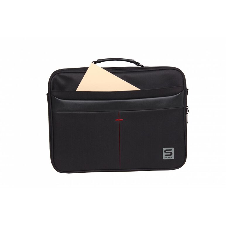 Geanta notebook serioux, srx-8444, dimensiuni 40 x 30 x 6 cm, compartiment laptop: max 15.6", bretea spate pentru prindere troller, curea de umar ajustabila, material poliester,  Genti laptop | electropc.ro