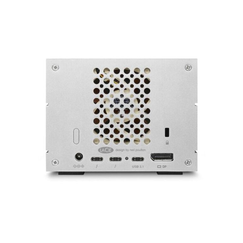 Hdd extern 16tb lacie, thunderbolt 3, 16tb, 3.5", usb 3.2 gen1 type-a, 1x displayport, card reader,  Hard Disk-uri externe | electropc.ro