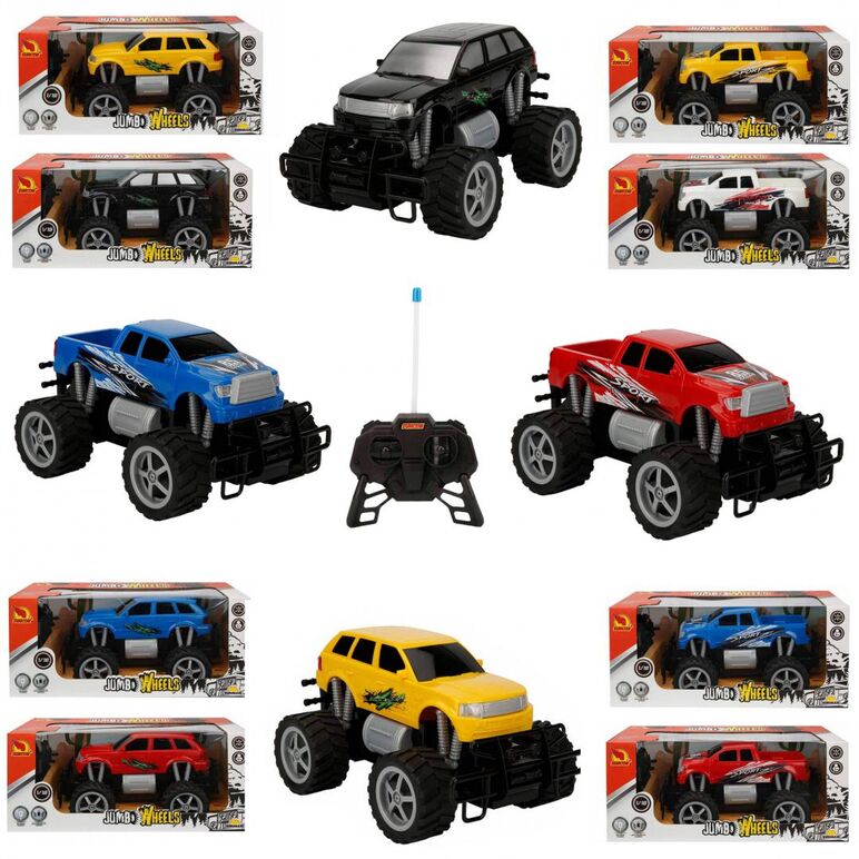 Masina cu telec. jumbo wheels 1:18, 4.8v,  Masinute | electropc.ro