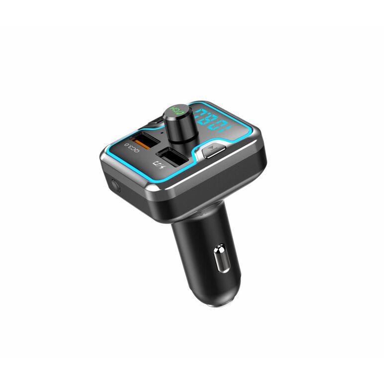 Modulator fm serioux amfm45, bluetooth v5.0, conectare automată, raza de actiune de până la 5 metri, voltaj intrare: dc 12/24v, ieșire: usb qc3.0, frecvența fm: 87.5mhz - 108.0mhz, format muzica: mp3/wma/wav , usb audio (pana la 32 gb), slot microsd ( pan,  Periferice Diverse | electropc.ro