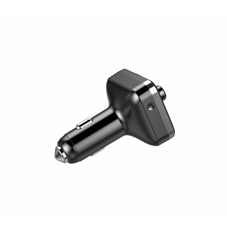 Modulator fm serioux amfm45, bluetooth v5.0, conectare automată, raza de actiune de până la 5 metri, voltaj intrare: dc 12/24v, ieșire: usb qc3.0, frecvența fm: 87.5mhz - 108.0mhz, format muzica: mp3/wma/wav , usb audio (pana la 32 gb), slot microsd ( pan,  Periferice Diverse | electropc.ro