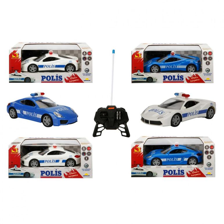 Remote control police car, aztec, scale 1:20,  Masinute | electropc.ro
