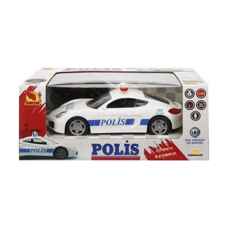 Remote control police car, aztec, scale 1:20,  Masinute | electropc.ro