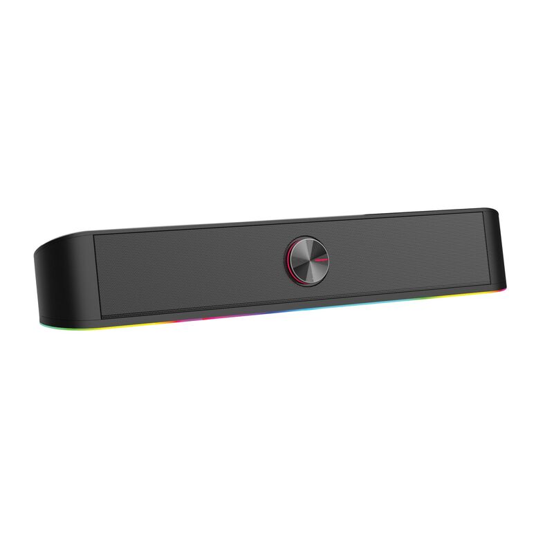 Soundbar gaming serioux yron rgb, putere: 3w x 2, impedanță: 4Ω, frecvență: 150hz - 20khz, sensibilitate:750mv ± 50, alimentare: dc5v / 1a, s / n: ≥85db, dimensiunea driverului: 2 inch x 2, conexiune: 3.5mm jack trs, rgb : 6 moduri de lumină, cablu usb & ,  Sisteme audio | electropc.ro