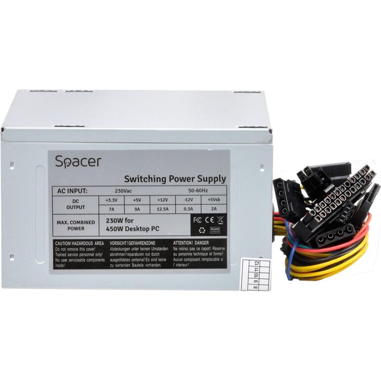 Sursa spacer atx 450, 230w for 450 desktop pc, „sps-atx-450”,  Surse PC | electropc.ro