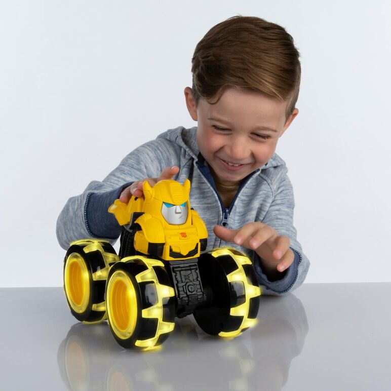 Vehicul bumblebee, roti mari si luminate,  Masinute | electropc.ro