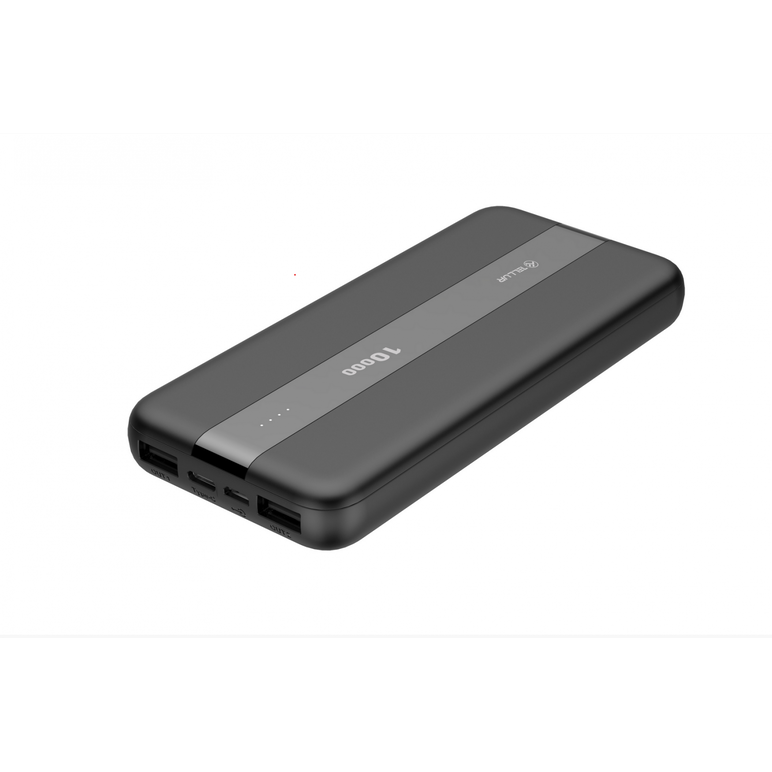 Baterie externa tellur pbc103 10000mah 2xusb+type-c+microusb, negru,  Accesorii | electropc.ro