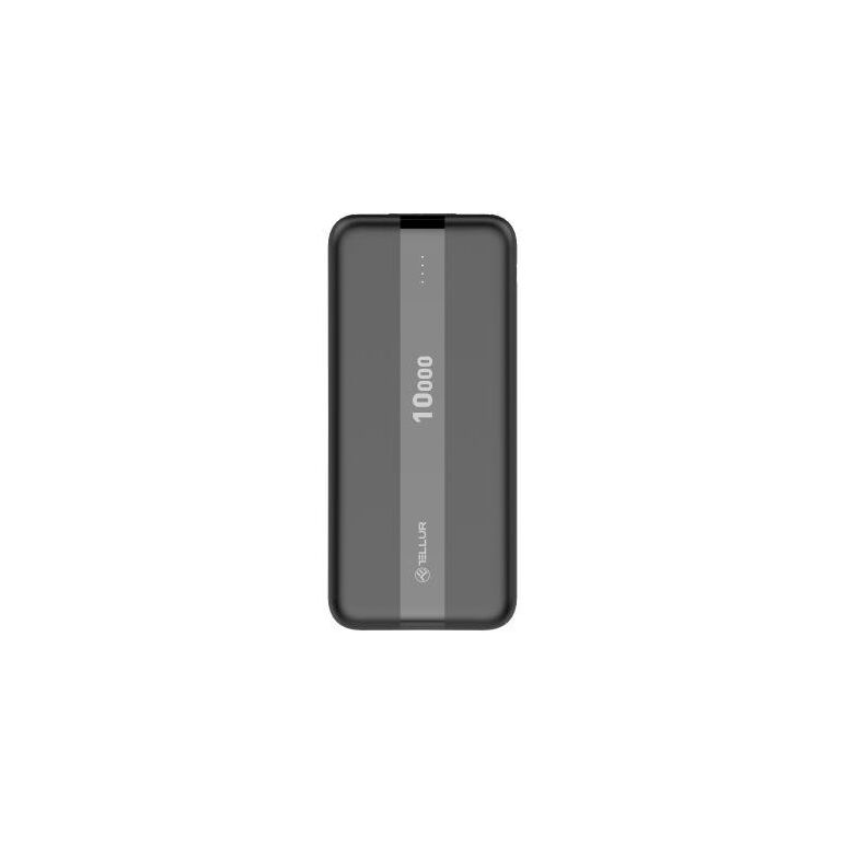 Baterie externa tellur pbc103 10000mah 2xusb+type-c+microusb, negru,  Accesorii | electropc.ro