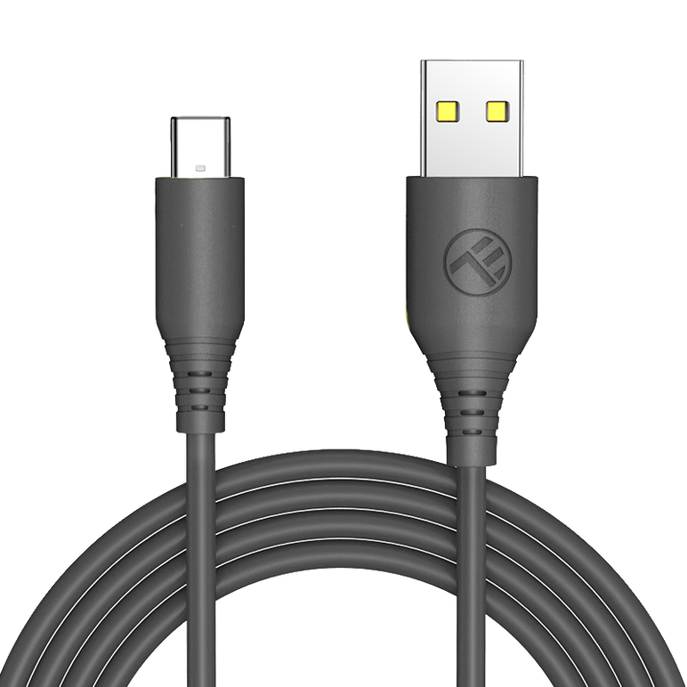 Cablu silicon tellur usb to type-c, 3a, 1m, negru,  Cabluri periferice | electropc.ro