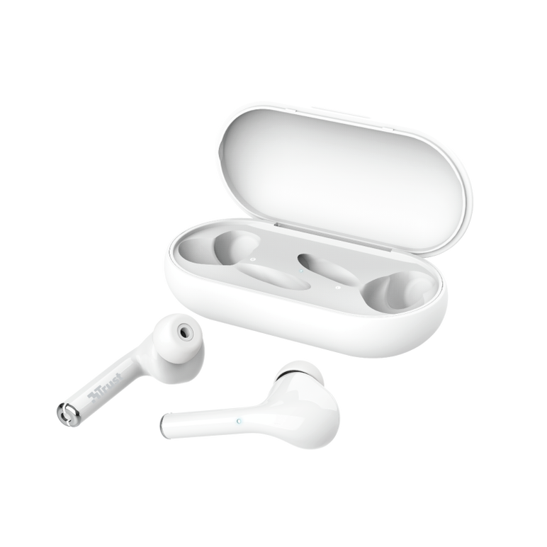 Casti trust nika touch stylish, bluetooth, white,  Casti audio | electropc.ro