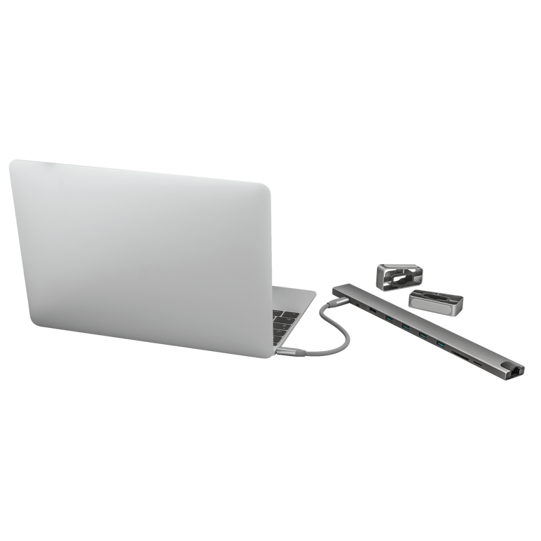 Dock usb trust dalyx, 10 porturi usb-c, aluminiu,  Hub-uri USB | electropc.ro