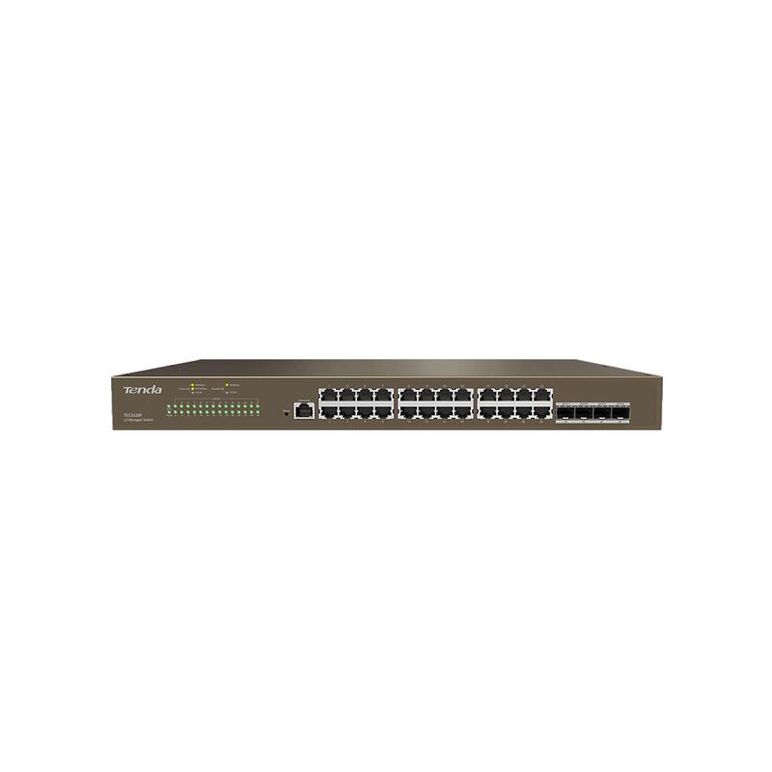 Switch tenda teg3328f, 24 port, 10/100/1000 mbps,  Switch-uri | electropc.ro