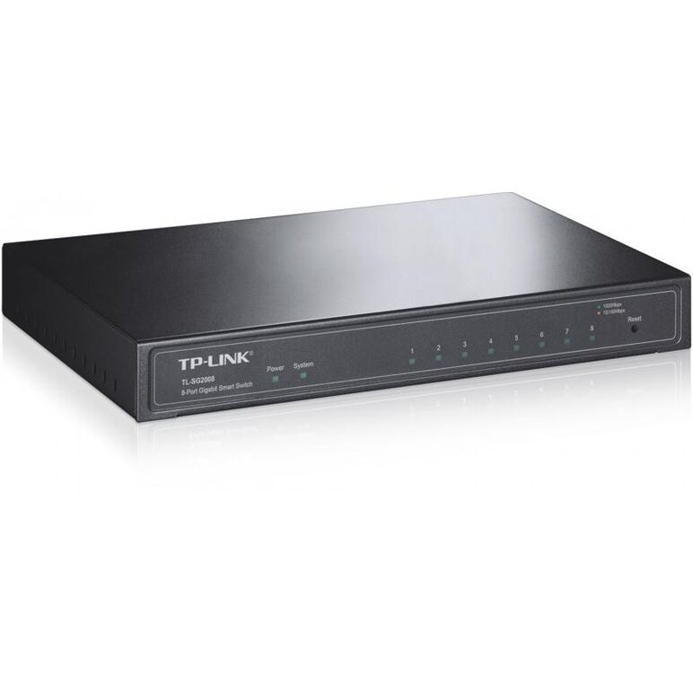 Switch tp-link tl-sg2008, 8 port, 10/100/1000mbps,  Switch-uri | electropc.ro