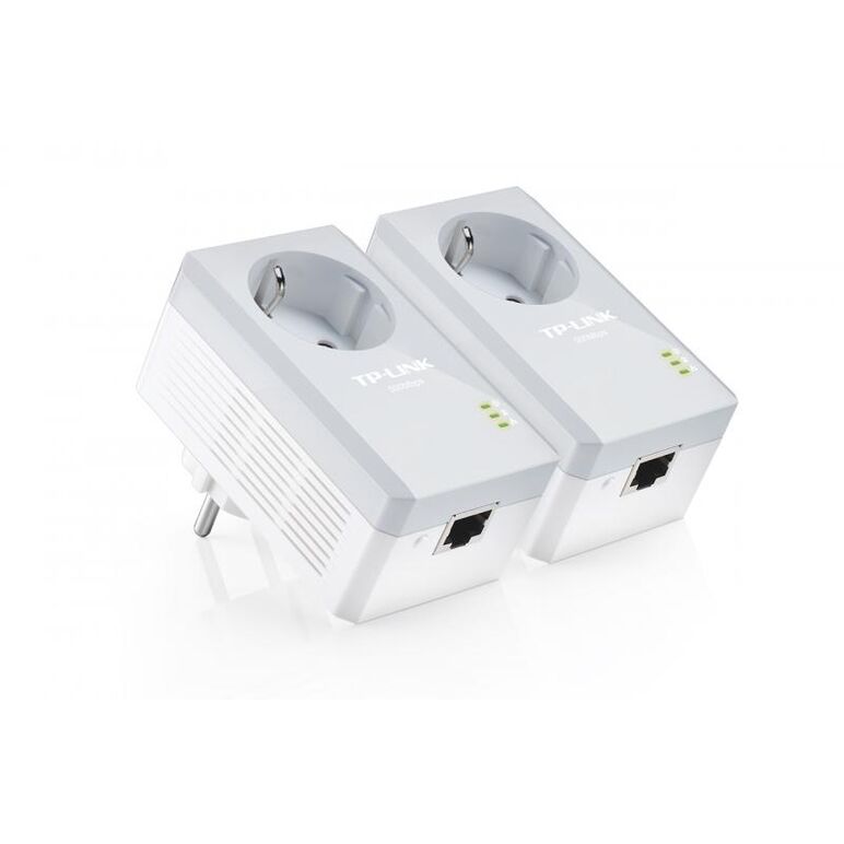 Tp-link kit powerline, homeplug av, 500mbps, ultra compact size ,passthrough, green powerline, plug and play, 2 bucati tl-pa4010p,  Adaptoare PowerLAN | electropc.ro