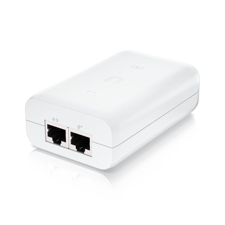 Ubiquiti poe external injector, u-poe-at, output voltage 48vdc @ 0.65a, rated voltage: 100-240vac @ 50/60hz, efficiency 87+%, delivers up to 30w of poe.,  Accesorii switch-uri | electropc.ro