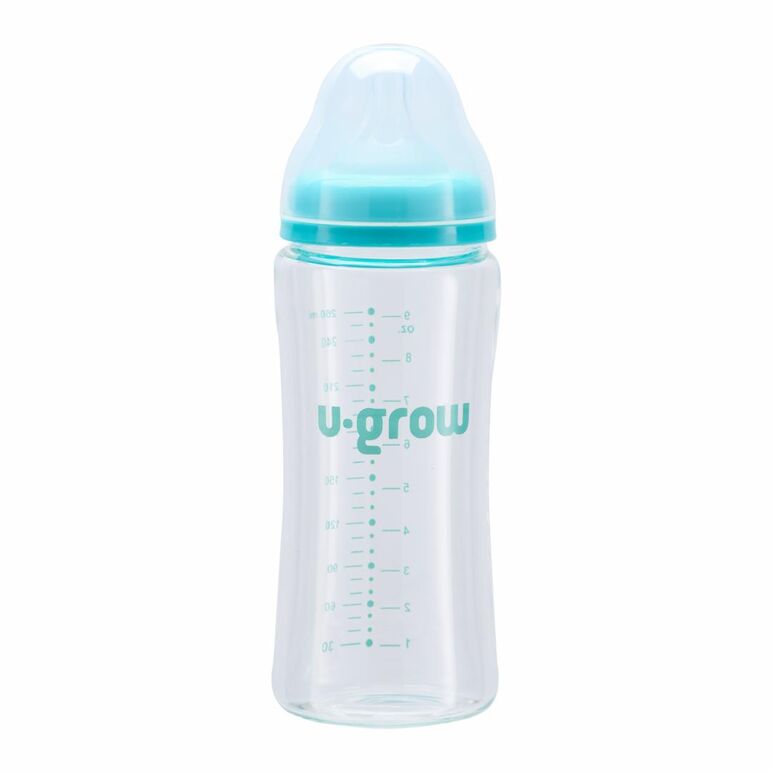 Biberon de sticla 260 ml+2 tetine extra,  Biberoane & Tetine & Accesorii | electropc.ro