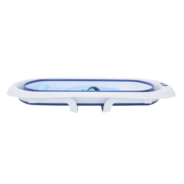 Cadita cu reductor si termometru, albastra,  Cadite bebe si accesorii baie | electropc.ro