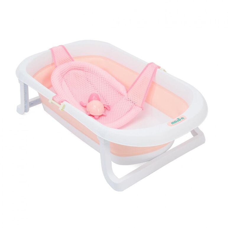 Cadita cu reductor si termometru, roz,  Cadite bebe si accesorii baie | electropc.ro